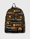 Рюкзак джинсовый / PORNHUB / ПОРНХАБ / УЗОР