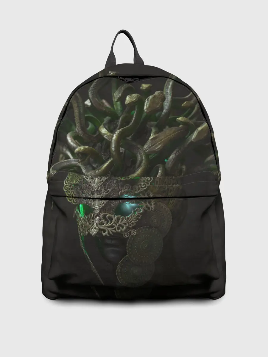 Рюкзак джинсовый / Медуза Горгона | Эвриала