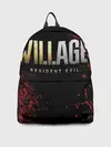 Рюкзак джинсовый / Resident Evil Village логотип