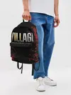 Рюкзак джинсовый / Resident Evil Village логотип