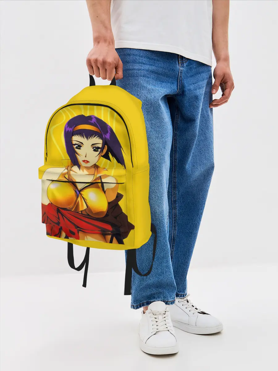 Рюкзак джинсовый / Cowboy Bebop. Фэй Валентайн