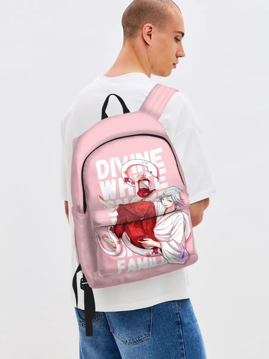 Рюкзак джинсовый / Divine white snake