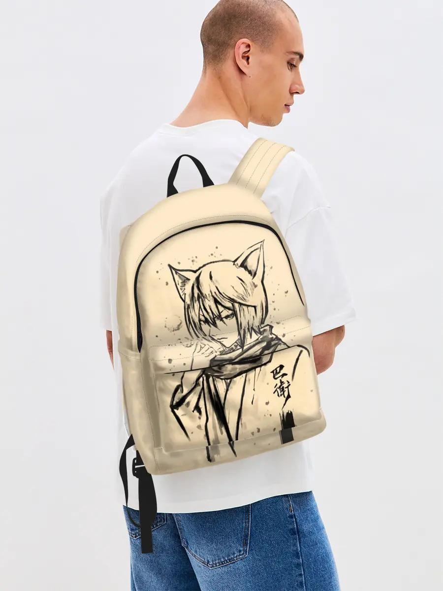 Рюкзак джинсовый / Kitsune Tomoe