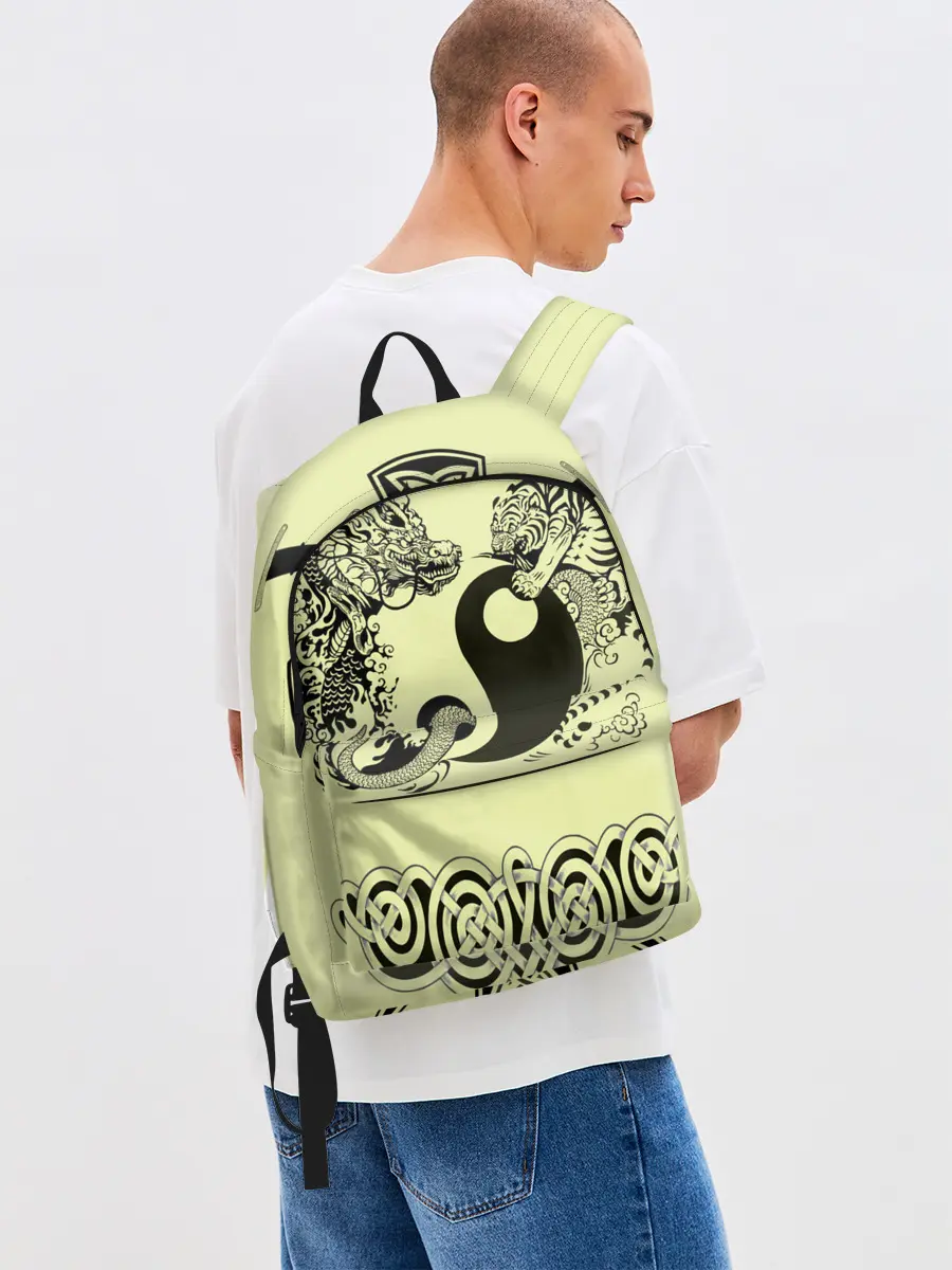 Рюкзак джинсовый / кельтский узор