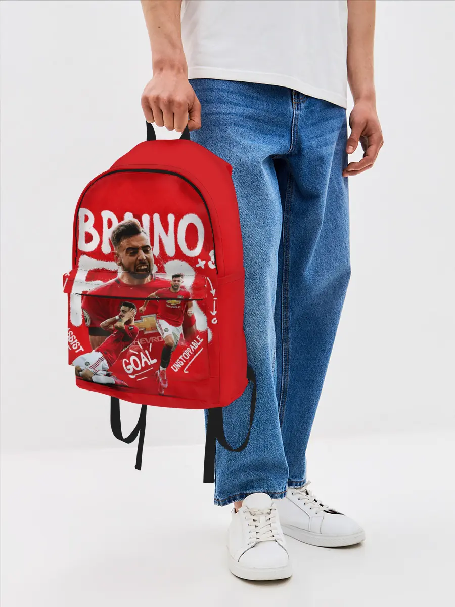 Рюкзак джинсовый / БРУНО ФЕРНАНДЕШ / МАНЧЕСТЕР