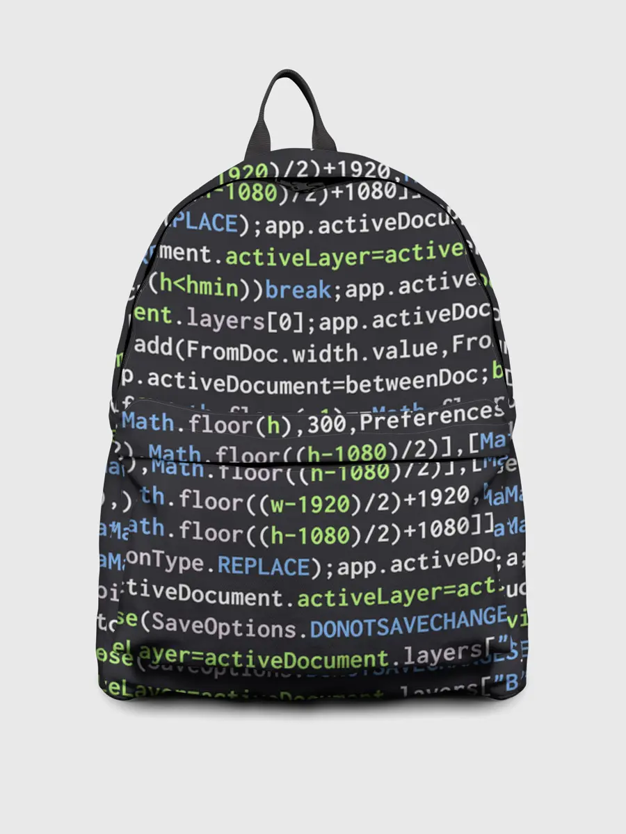 Рюкзак джинсовый / JAVASCRIPT | ПРОГРАММИСТ