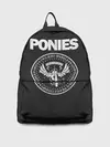 Рюкзак джинсовый / Pony x Ramones