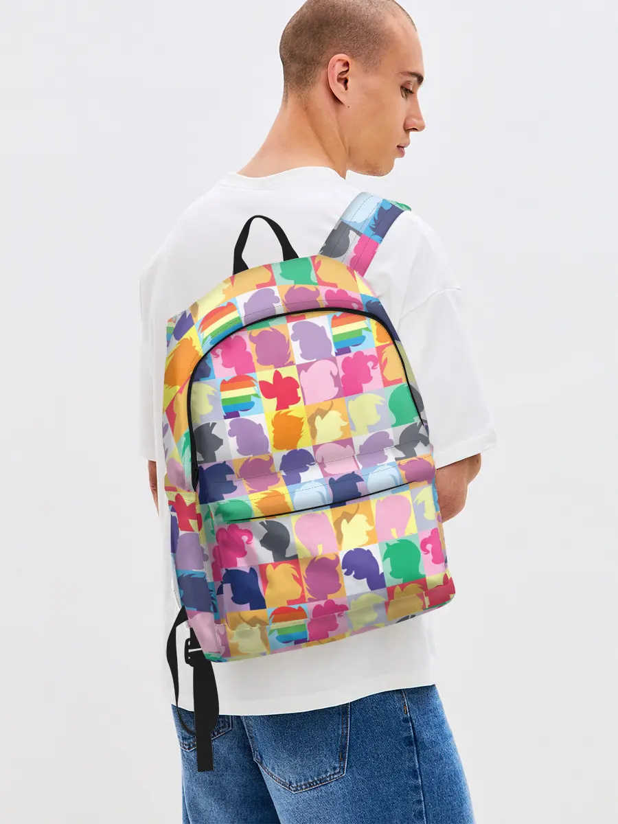 Рюкзак джинсовый / Команда пони