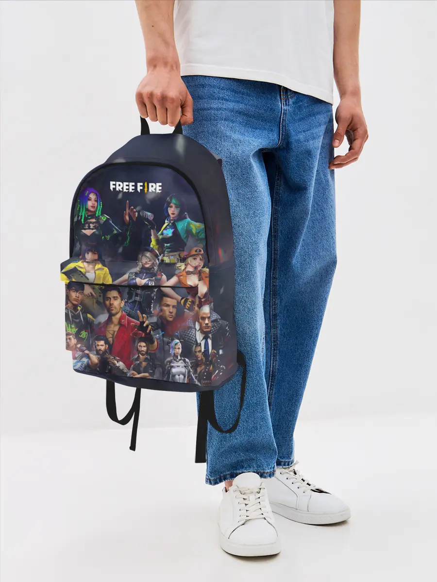 Рюкзак джинсовый / Free fire