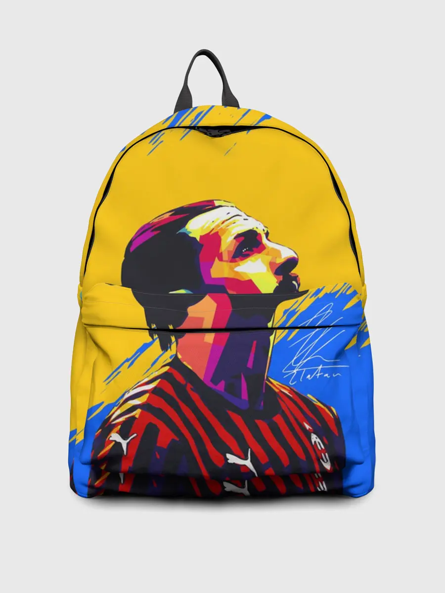 Рюкзак джинсовый / ЗЛАТАН ИБРАГИМОВИЧ / ШВЕЦИЯ