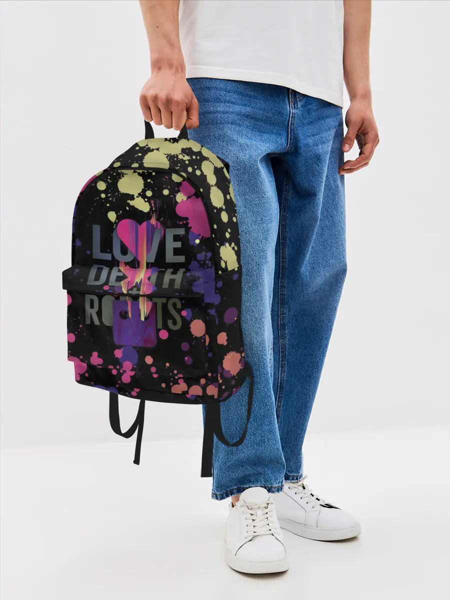 Рюкзак джинсовый / Love, Death and Robots