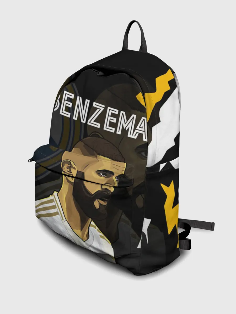 Рюкзак джинсовый / КАРИМ БЕНЗЕМА / РЕАЛ МАДРИД