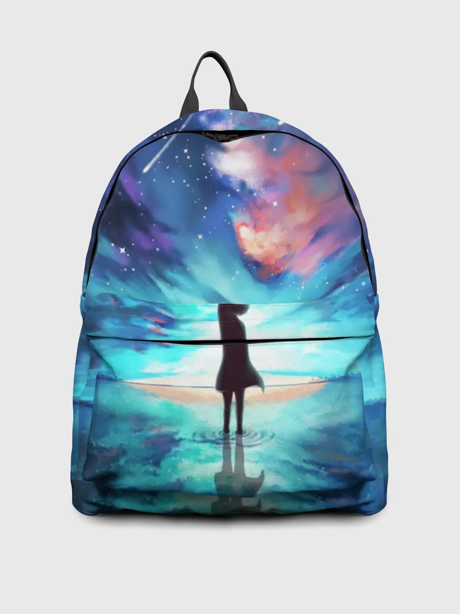 Рюкзак джинсовый / Дотянуться до космоса