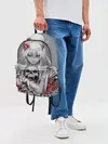 Рюкзак джинсовый / Девушка с черепом