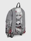 Рюкзак джинсовый / Девушка с черепом