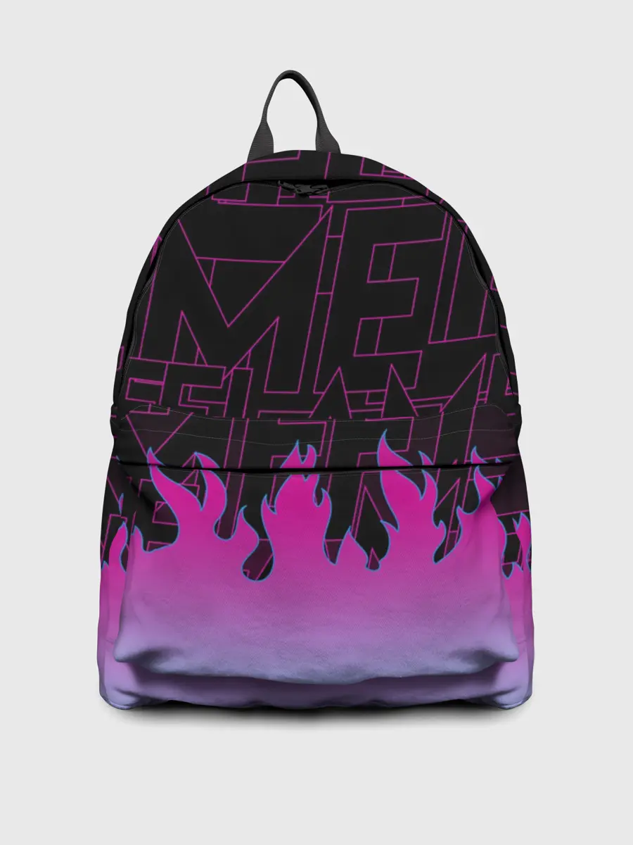 Рюкзак джинсовый / РОЗОВОЕ ПЛАМЯ | PINK FLAME