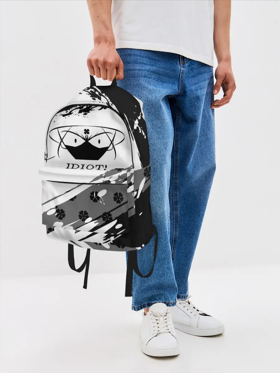 Рюкзак джинсовый / IDIOT! Black Clover