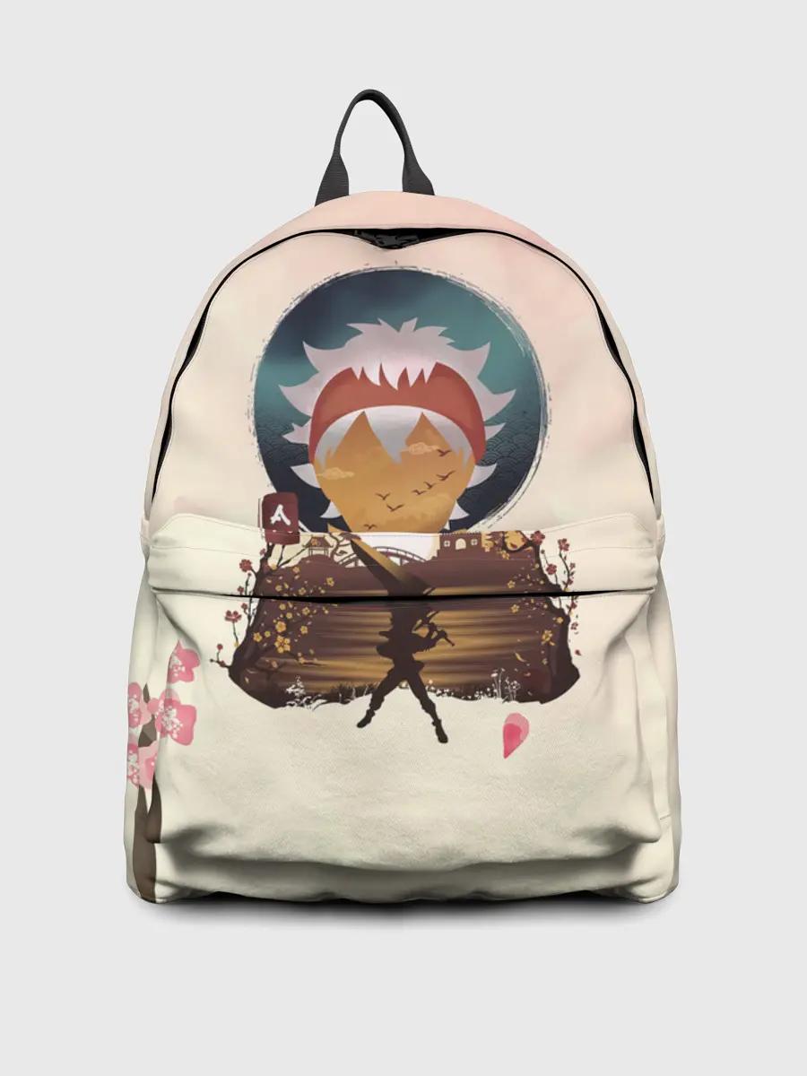 Рюкзак джинсовый / АСТА сакура | Black Clover