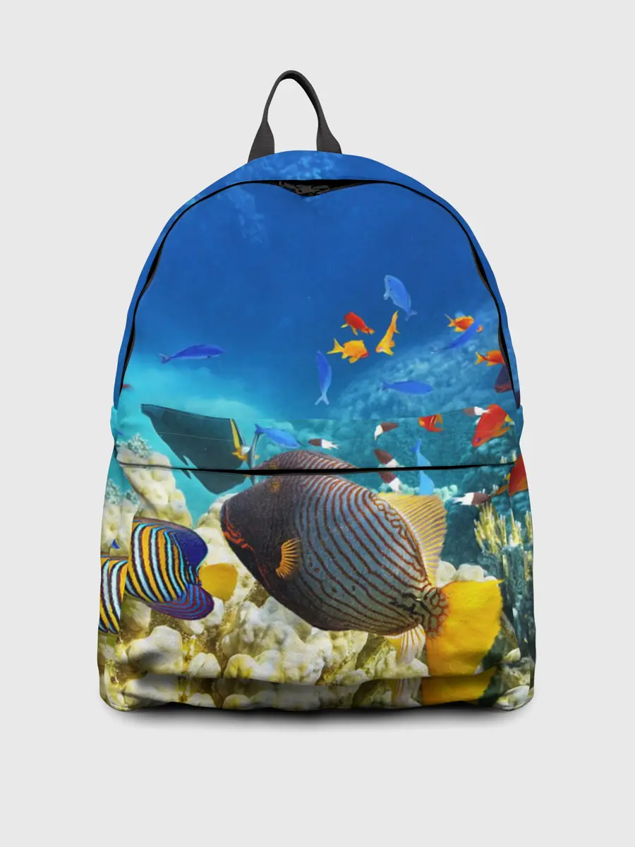 Рюкзак джинсовый / Морской мир