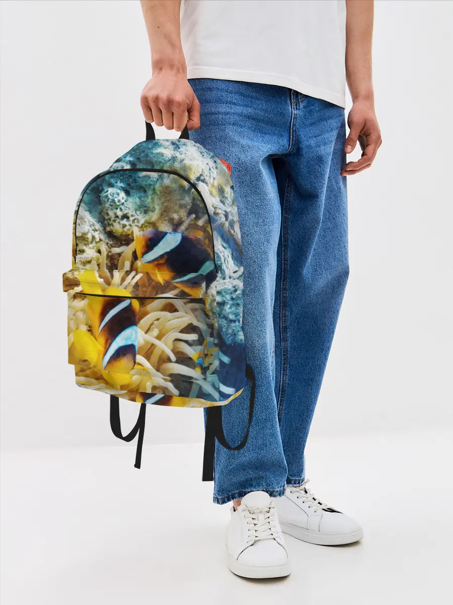 Рюкзак джинсовый / Морской мир