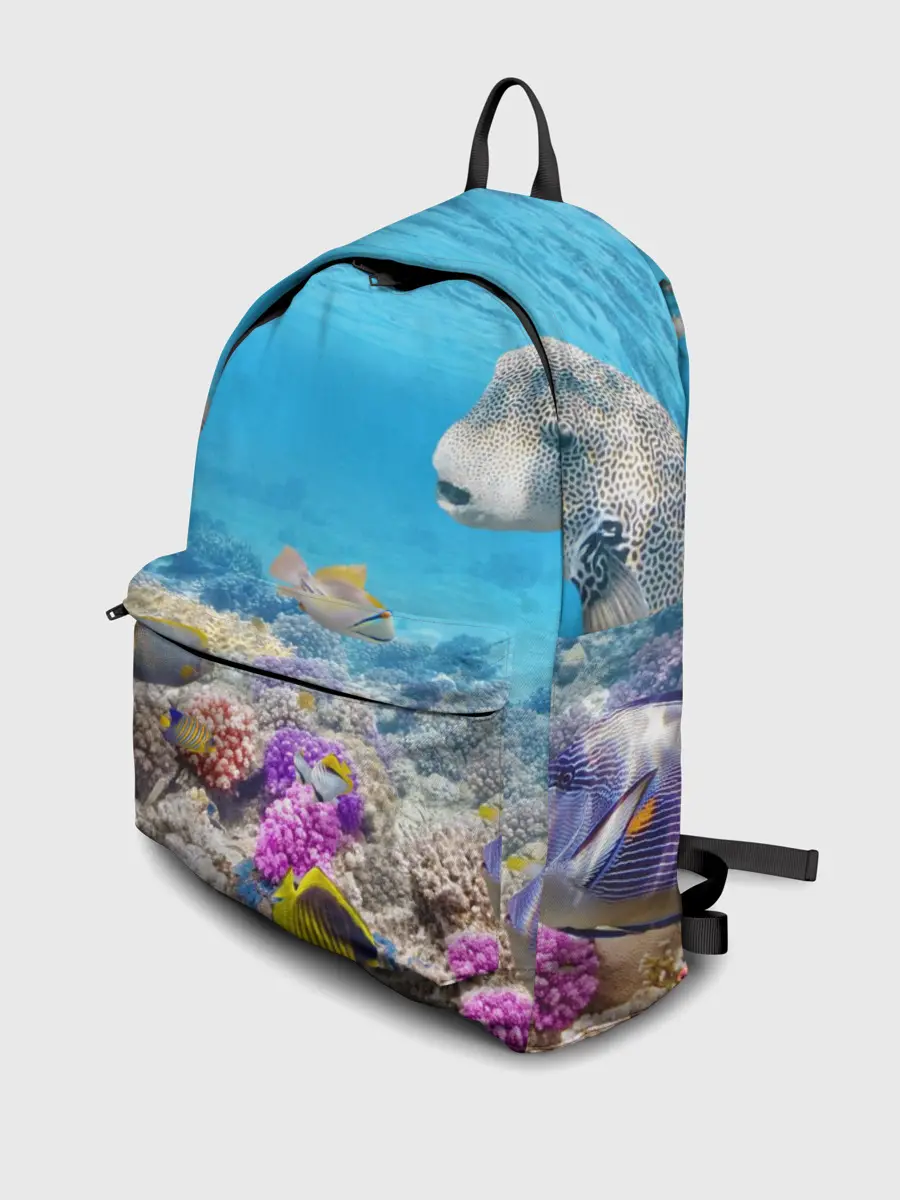 Рюкзак джинсовый / Морской мир