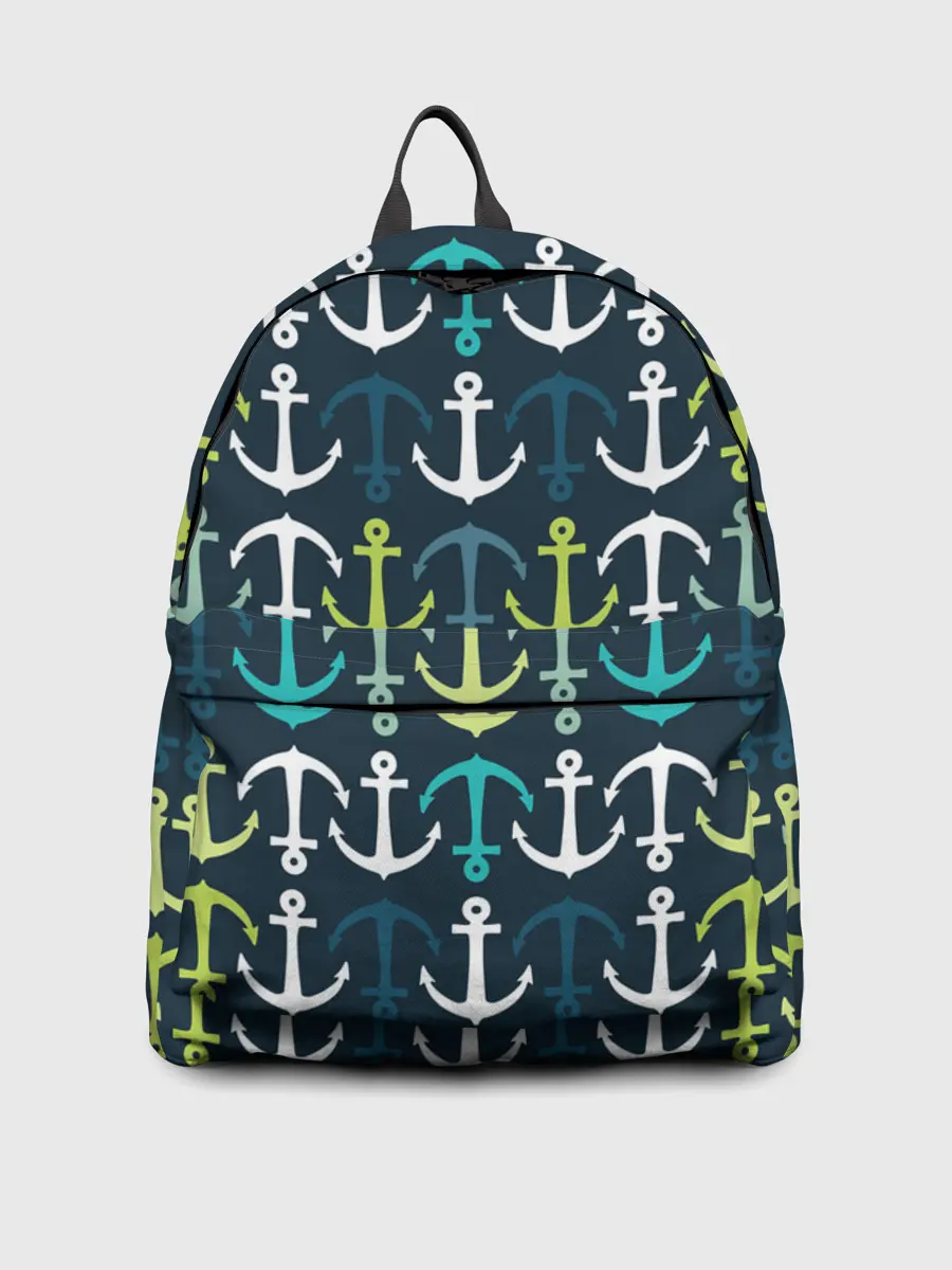 Рюкзак джинсовый / Якоря