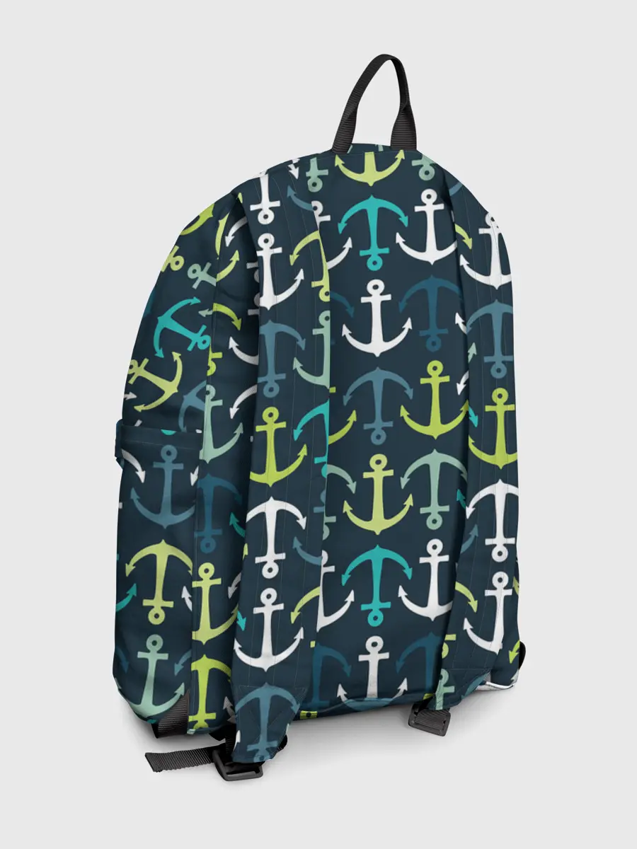 Рюкзак джинсовый / Якоря