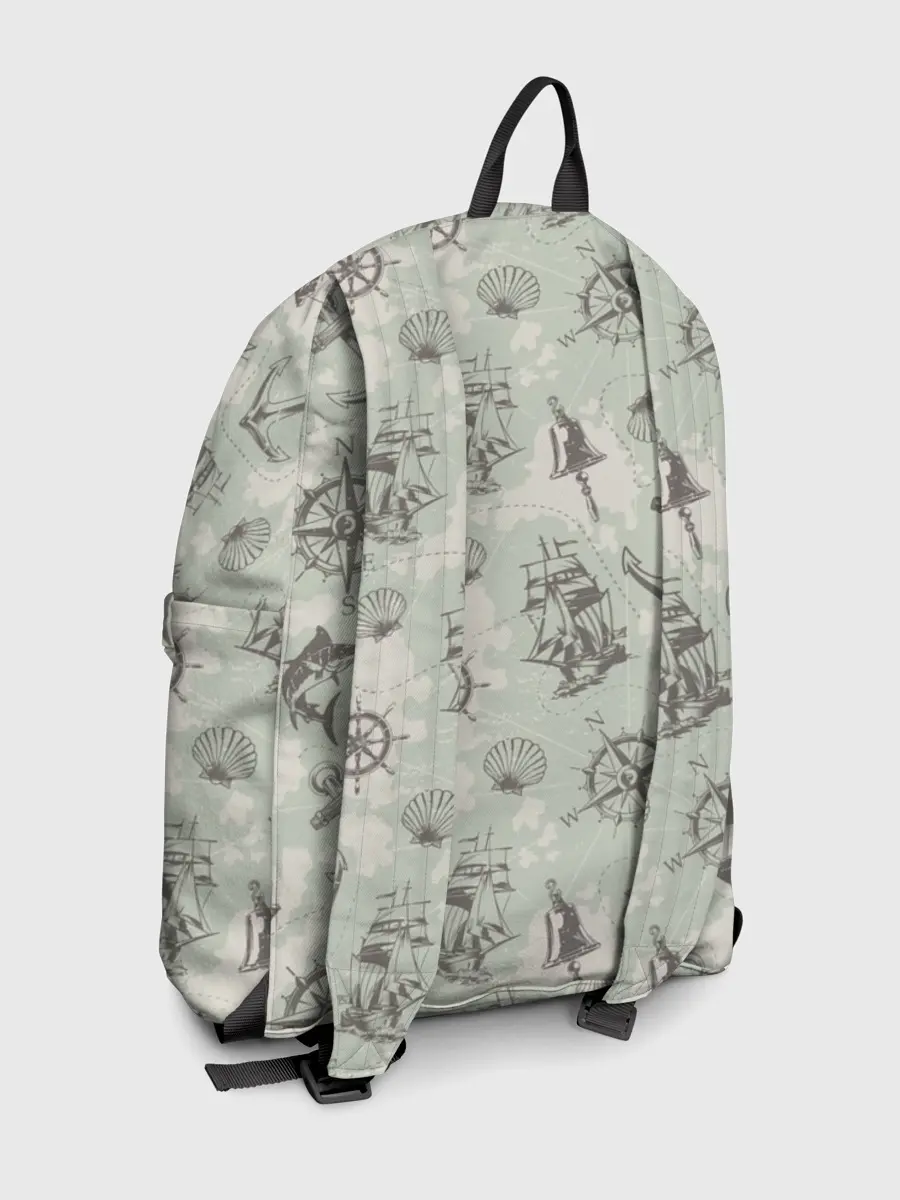 Рюкзак джинсовый / Морская карта