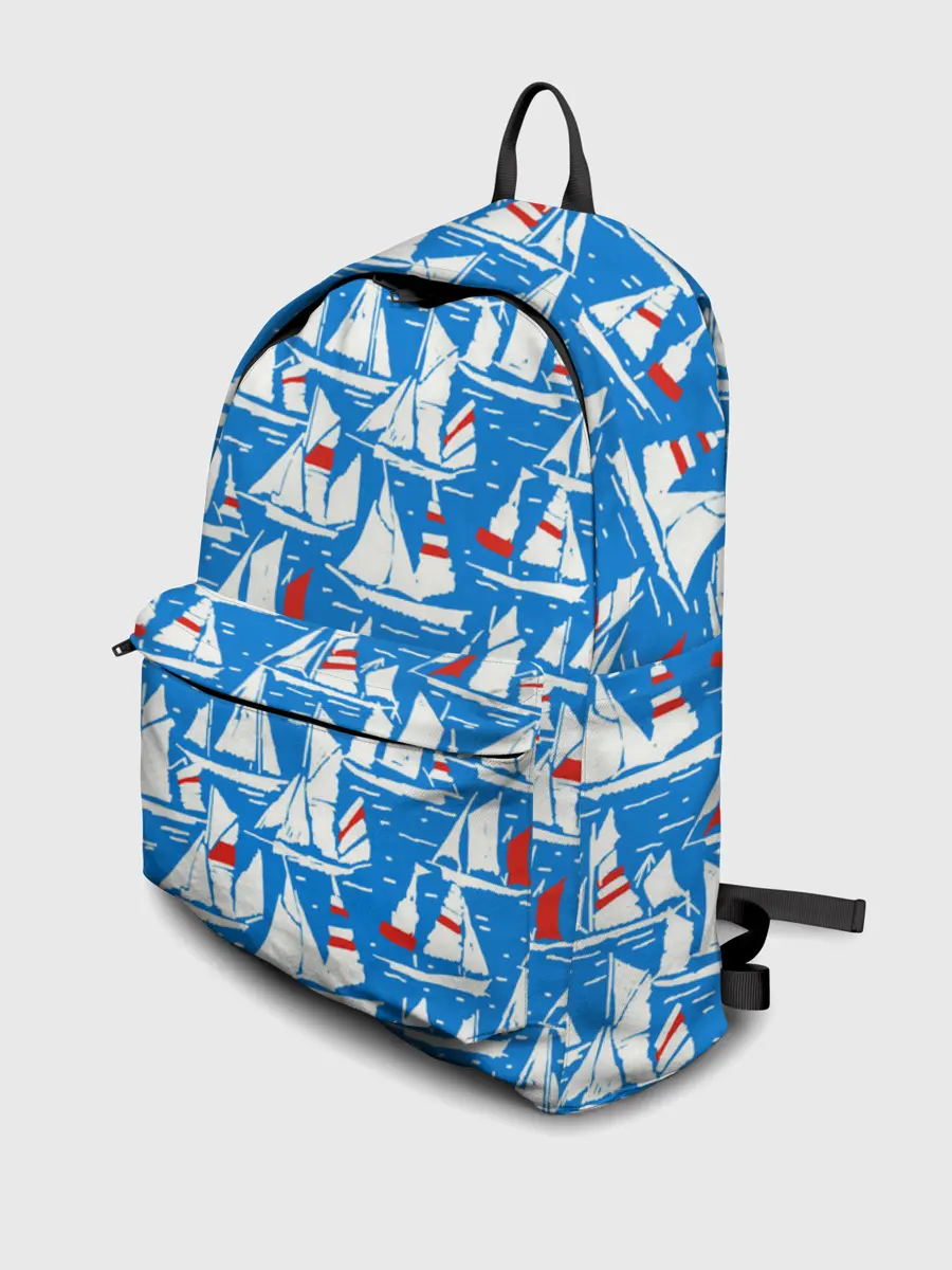 Рюкзак джинсовый / Яхты