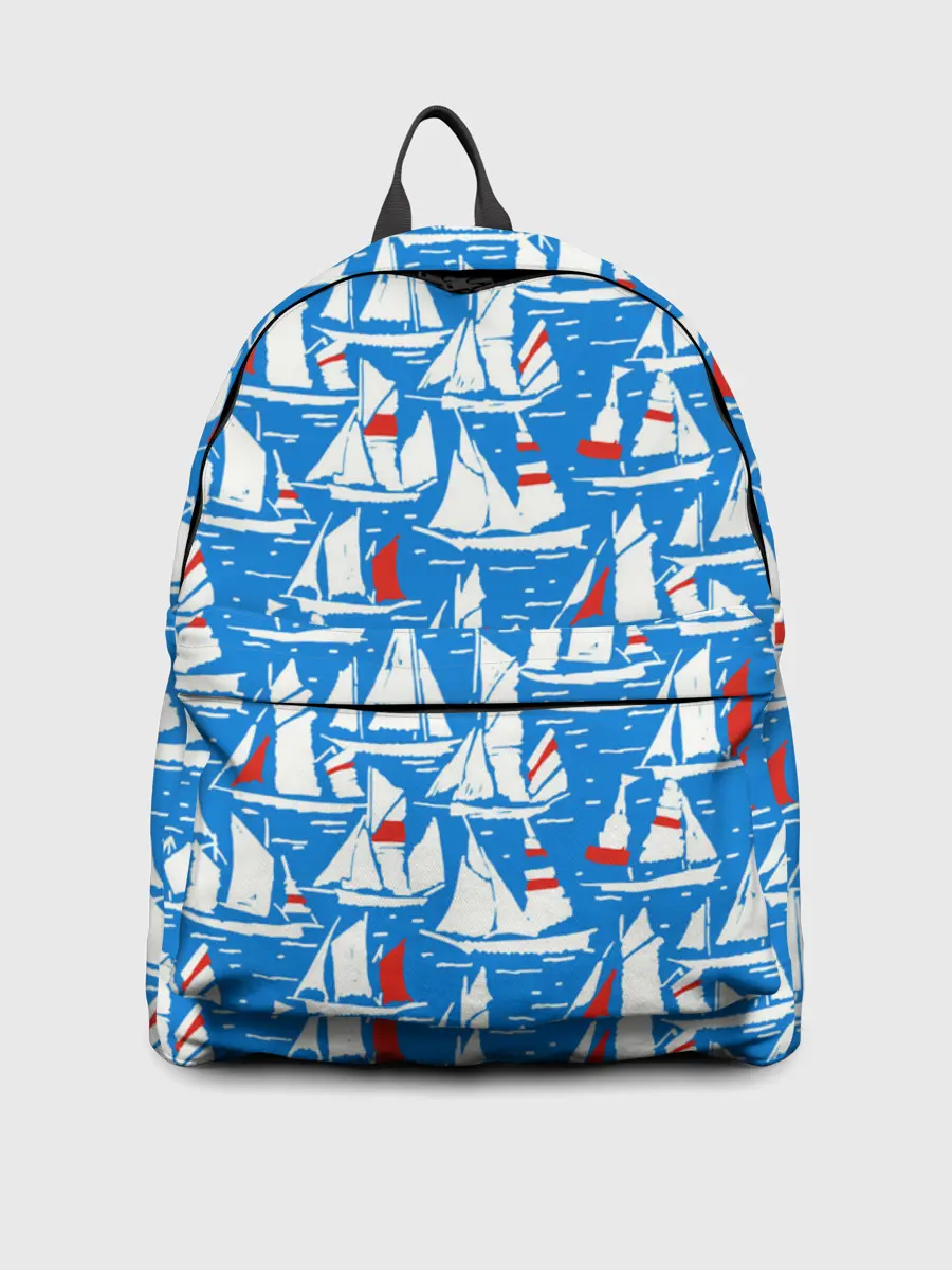 Рюкзак джинсовый / Яхты