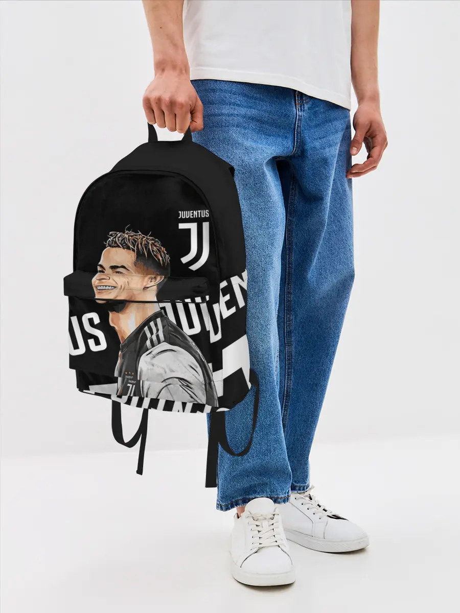 Рюкзак джинсовый / КРИШТИАНУ РОНАЛДУ / JUVENTUS