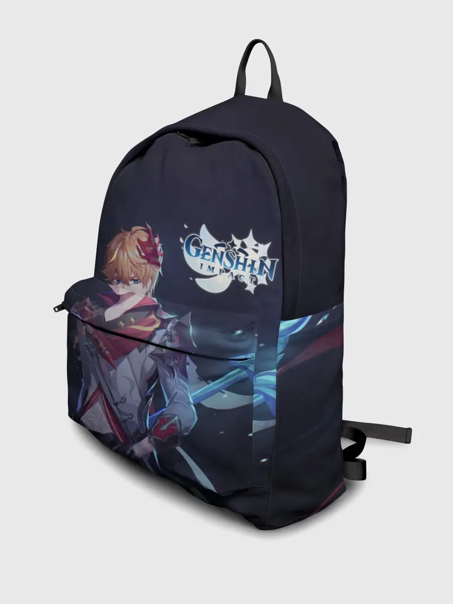 Рюкзак джинсовый / Genshin Impact. Tartaglia