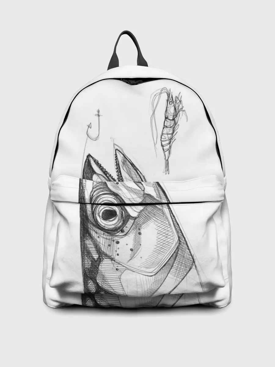 Рюкзак джинсовый / рыбка