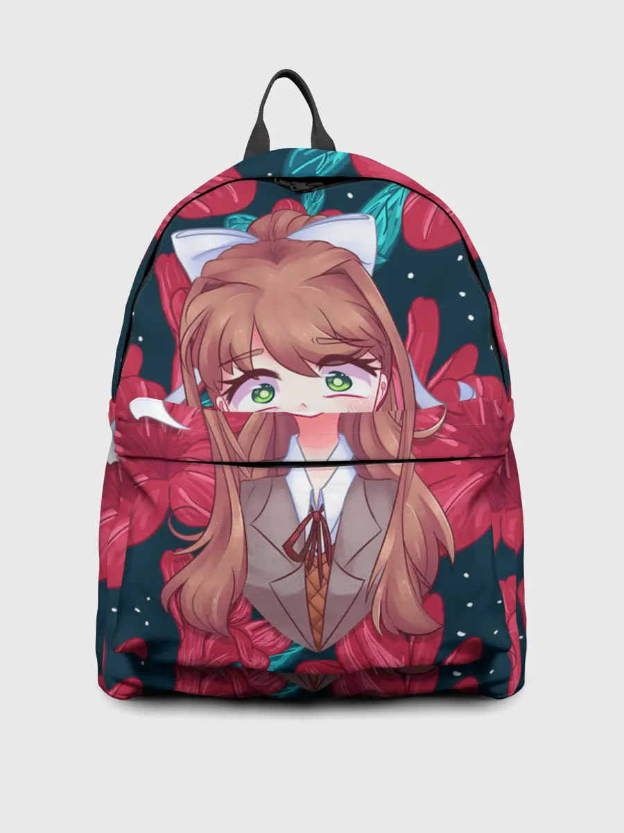 Рюкзак джинсовый / Моника в цветах