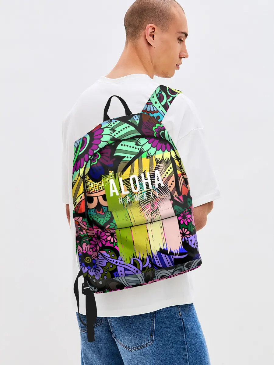 Рюкзак джинсовый / АЛОХА ГАВАЙИ | ALOHA HAWAII