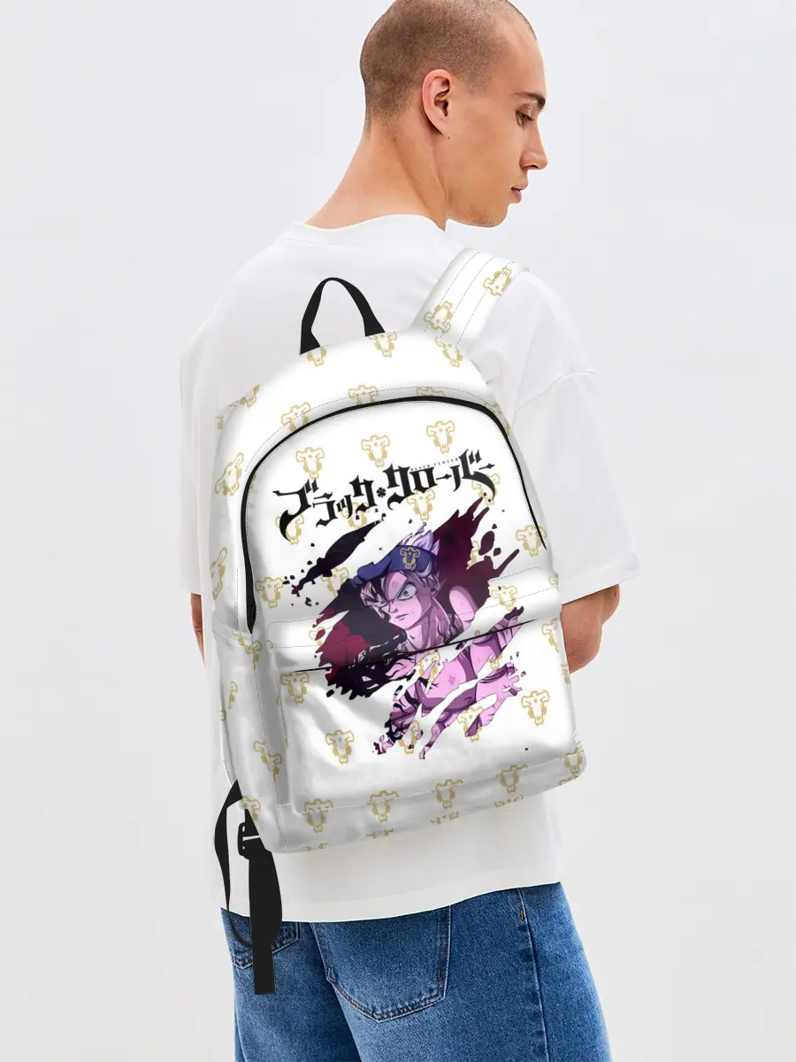 Рюкзак джинсовый / Чёрный Аста в моей груди