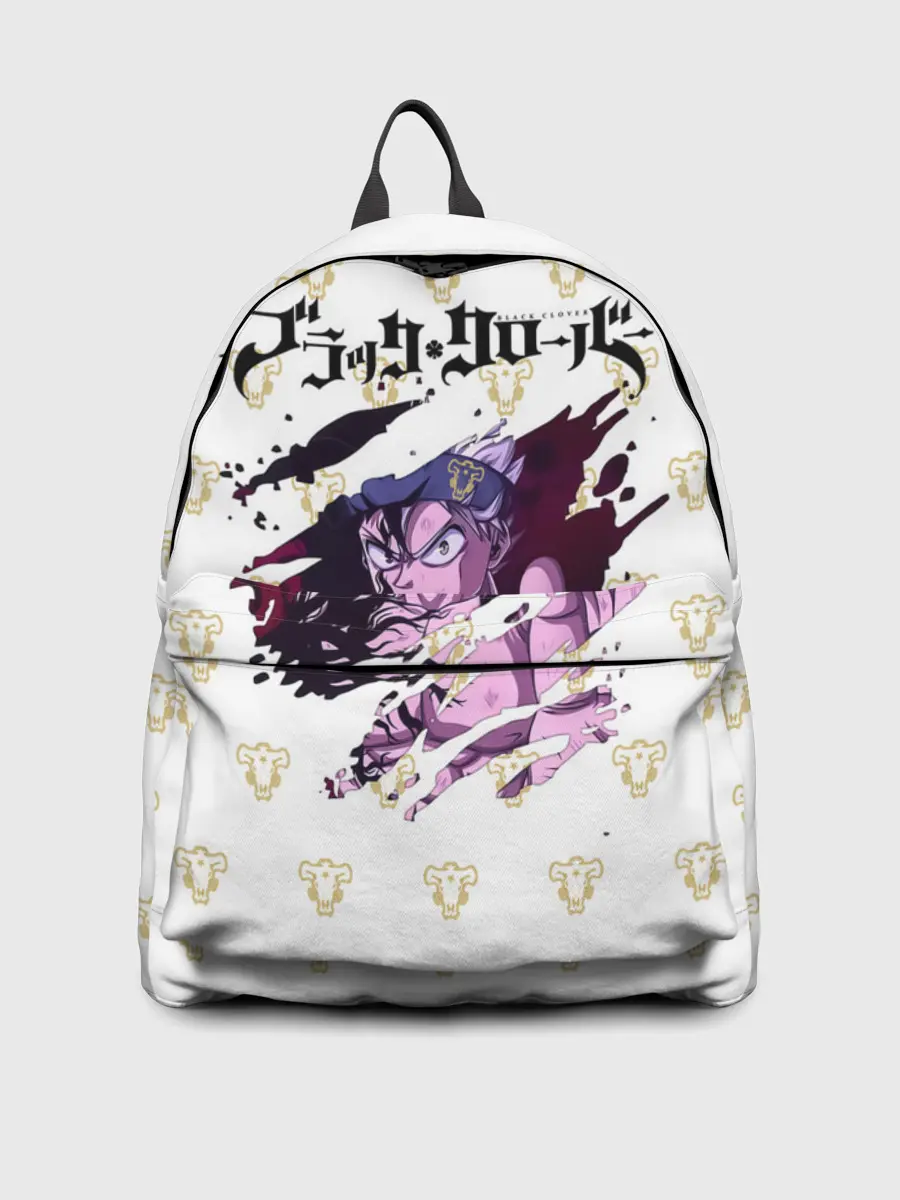 Рюкзак джинсовый / Чёрный Аста в моей груди