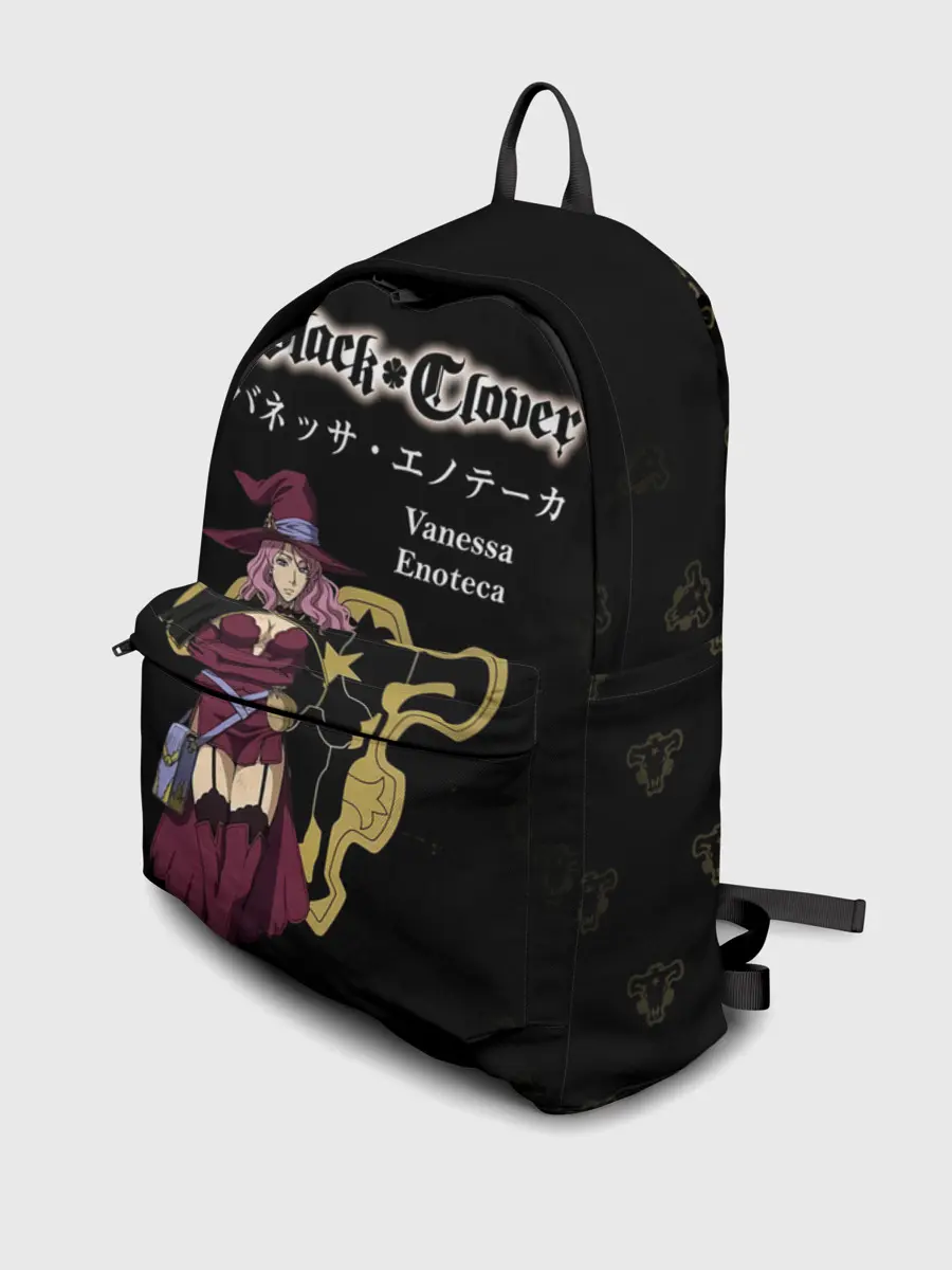 Рюкзак джинсовый / Ванесса Энотека | Черный Клевер