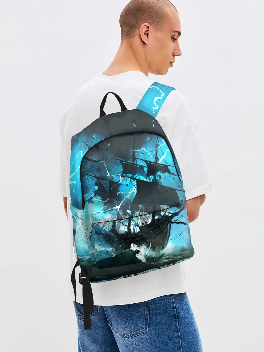 Рюкзак джинсовый / Летучий голландец