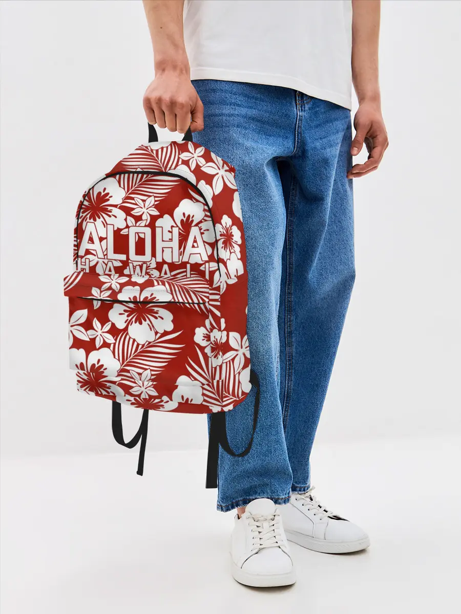 Рюкзак джинсовый / ALOHA HAWAII | АЛОХА ГАВАЙИ