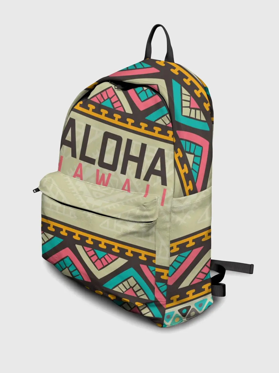 Рюкзак джинсовый / АЛОХА ГАВАЙИ, ALOHA, SUMMER