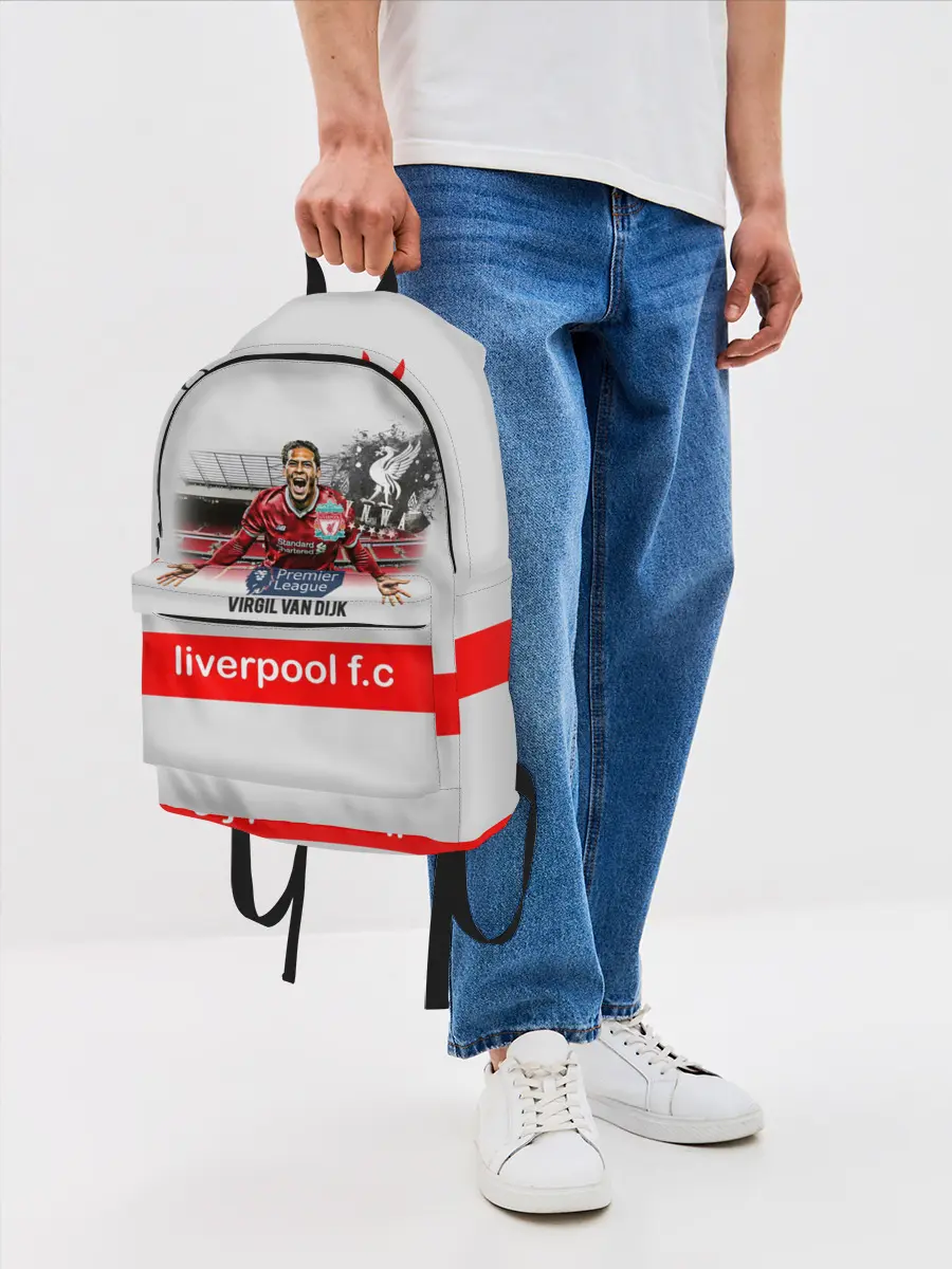 Рюкзак джинсовый / Вирджил ван Дейк YNWA