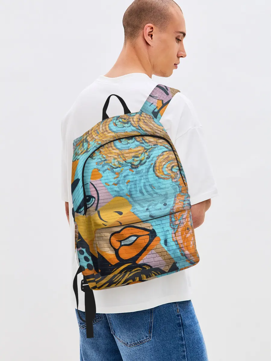 Рюкзак джинсовый / Граффити арт