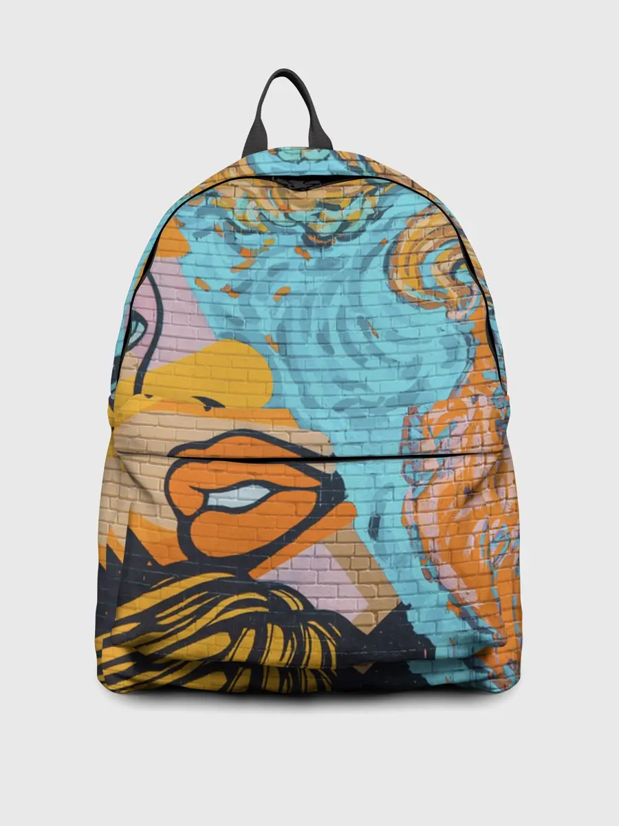 Рюкзак джинсовый / Граффити арт