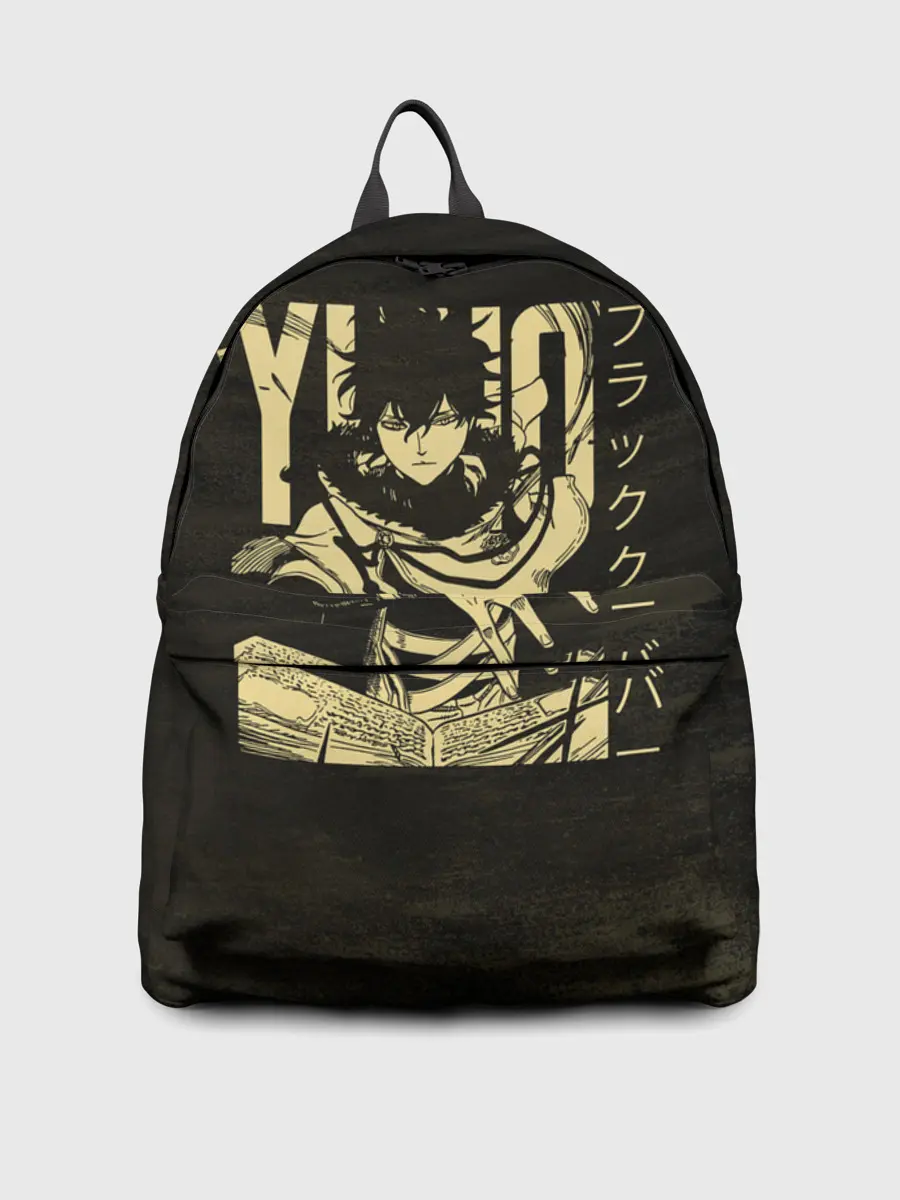 Рюкзак джинсовый / Юно | Черный Клевер