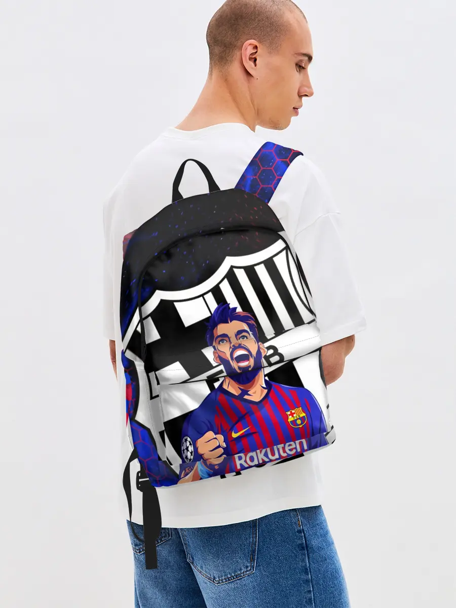 Рюкзак джинсовый / ЛУИС СУАРЕС / БАРСЕЛОНА