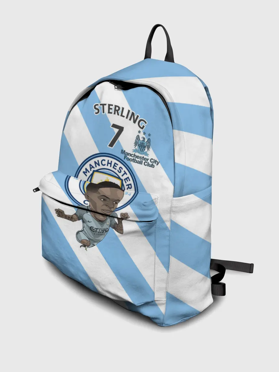 Рюкзак джинсовый / Рахим Стерлинг МанСити