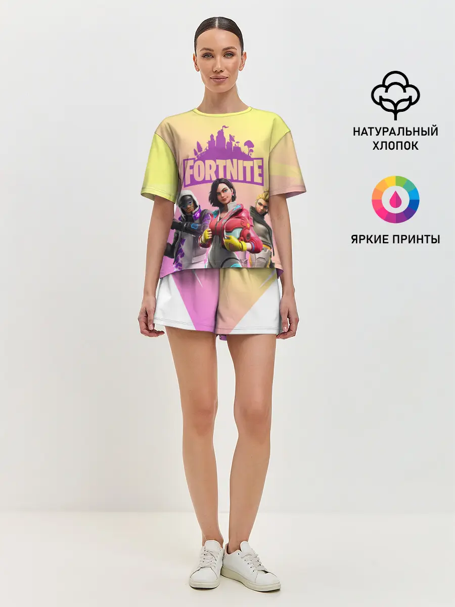 Женская пижама с шортами / Fortnite Squad