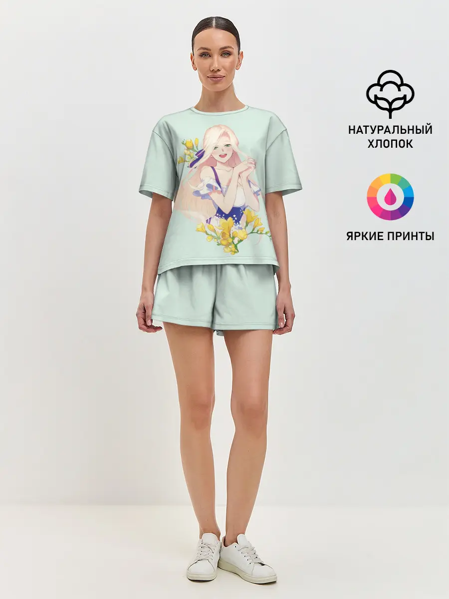 Женская пижама с шортами / Naui Manyeo