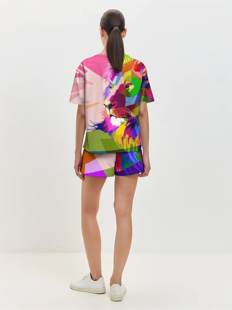 Женская пижама с шортами / I am the lion king